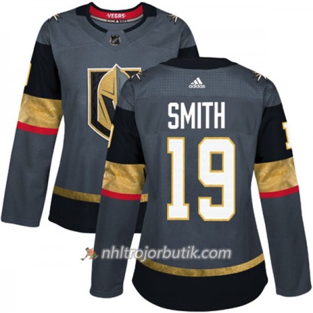 Dame Ishockey Vegas Golden Knights Tröja Reilly Smith 19 Adidas 2017-2018 Grå Authentic